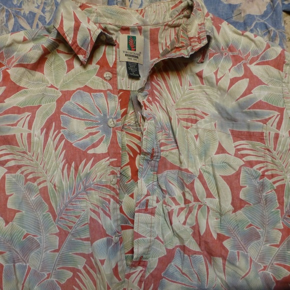 tori richards aloha shirts collectible blue red - Picture 2 of 4
